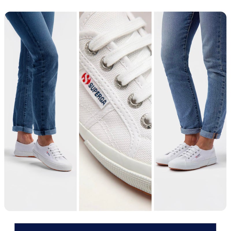 Superga 2750 COTU Classic Sneaker Black/Full White EU 38 (US Men's 6, Women's 7.5) Medium - Image 5